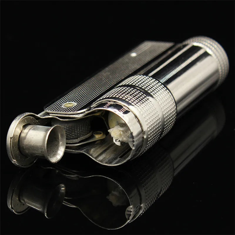 Original IMCO Lighter Old Oil Flint Lighter Windproof Stainless Steel Cigarette Petrol Oil Lighter Inflated Gadgets Man
