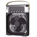 3 In 1 Portable Air Adjustment Humidifier Fan AIr Conditioner Household Small Air Cooler LED Night Lights Home Office Fans