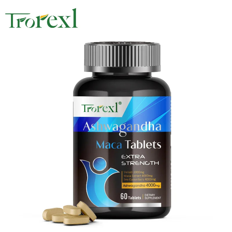 Organic Ashwagandha & Maca Pills, Supports Health Energizer