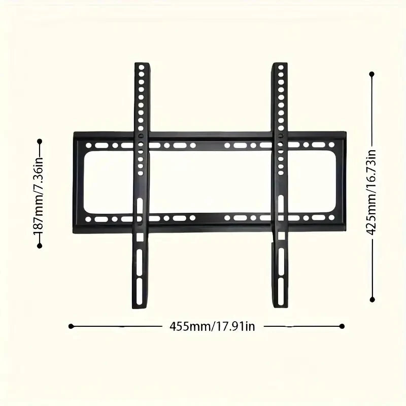 Universal  TV Wall Mount Bracket for Most 25-63 in LED Plasma TV Stand Holder Max VESA 400X400mm 50kg Space Saving Home Goodies
