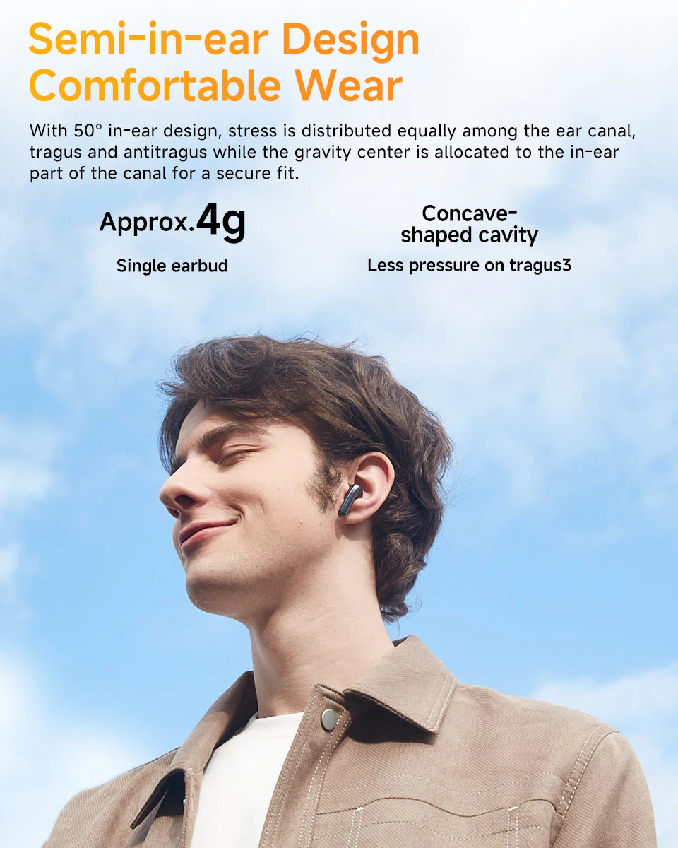 QCY HT10 AilyBuds Pro+ ANC | LDAC Hi-Res Audio | 6 Mic IA HD | 28H | Bluetooth 5.3 | Multipunto - Firu Total Sales