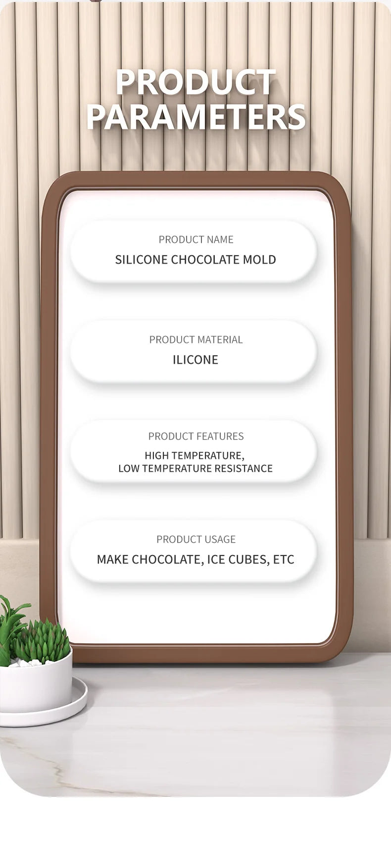 Molde de Silicona para Barra de Chocolate Dubai | Pistacho | Candy Mold 🍫