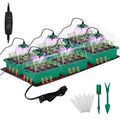 Seed Starter Tray with Grow Light amp Heat Mat 6 Pack 72 Cell Durable Easy Use Seed Starter Kit for New Gardener, Rapid Seedling