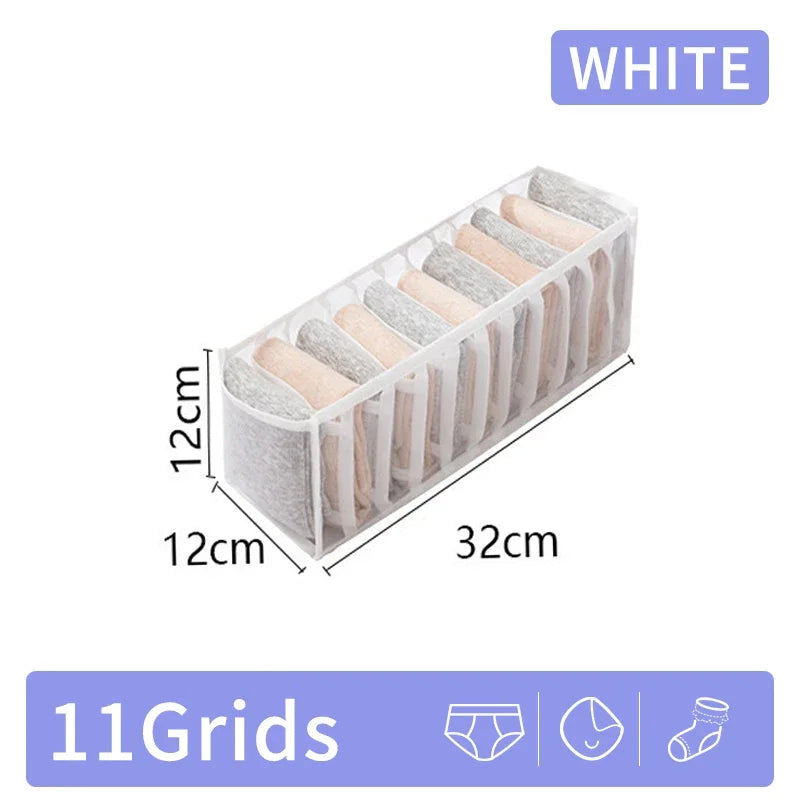 Pants Jeans Storage Box Drawers Organizer for Underwear Bra Socks Wardrobe Clothes Organizer Cabinet  T-Shirt Organizers storage