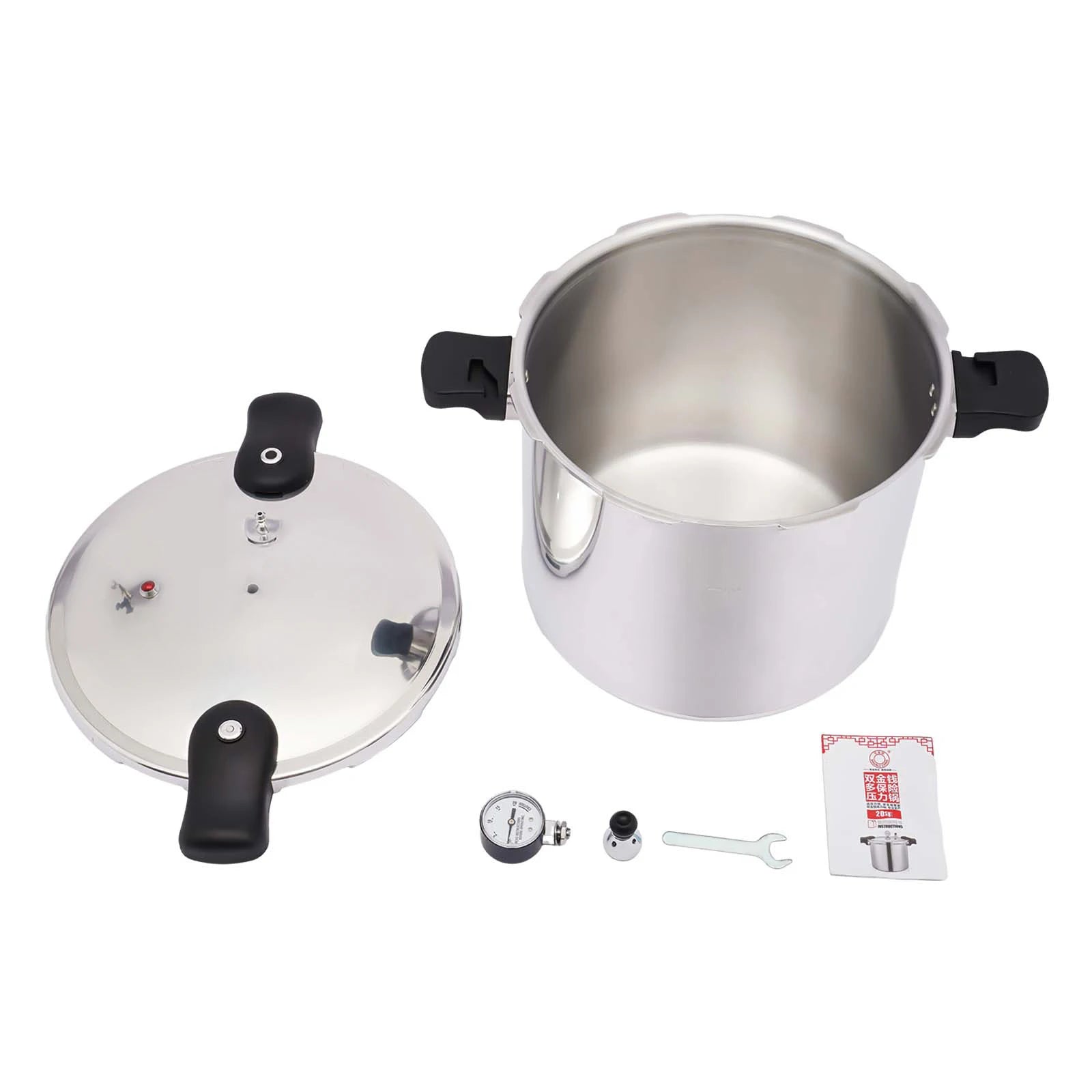 Olla a Presión Comercial 22L 90Kpa | Aluminio | Antiexplosiva | Gas | 32x28cm 🍳