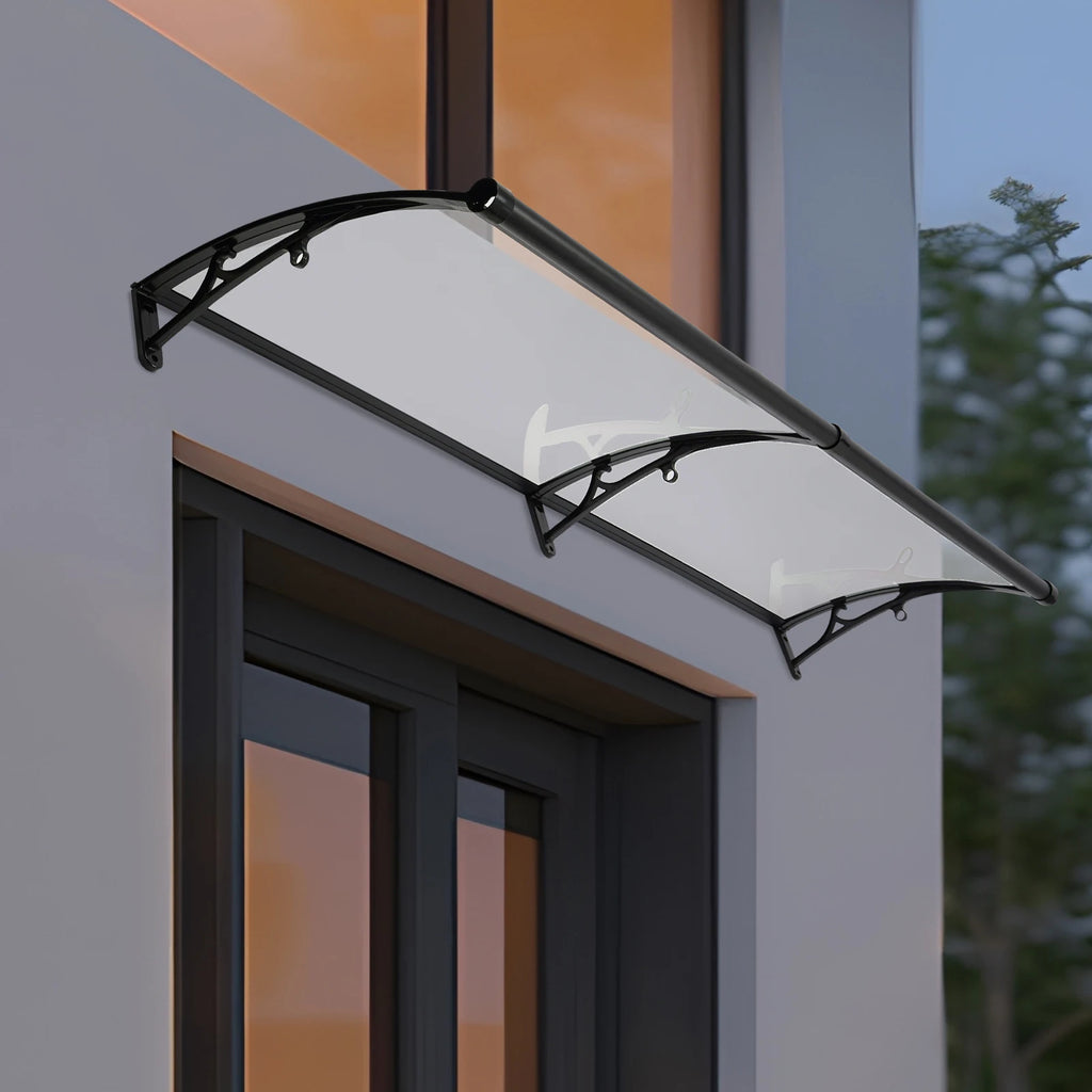 Front Door Arch Rainshed Easy to Install Canopy for Outdoor Sun Protection for Balconies/Roofs/Yards/Garages