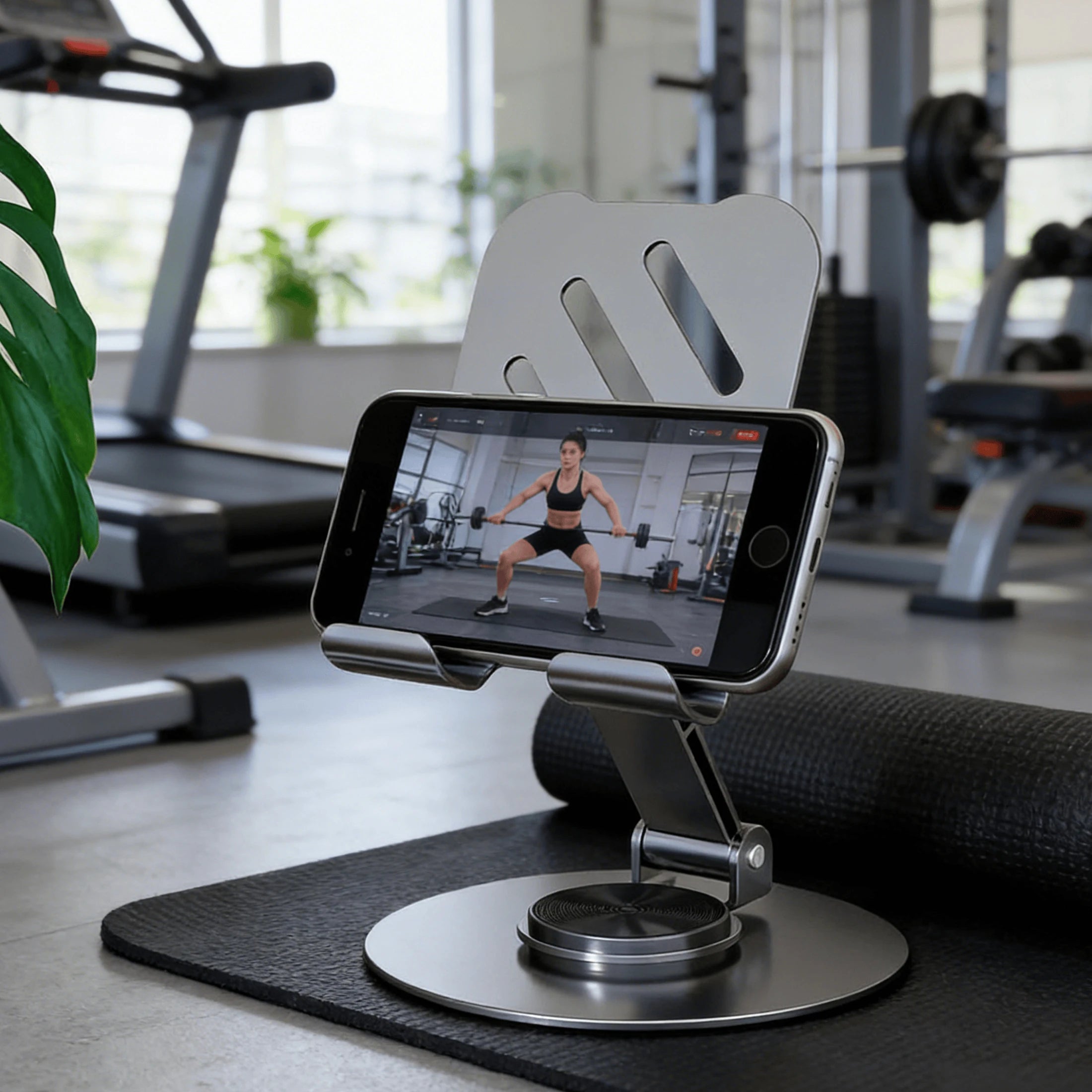 Adjustable & Foldable Ergonomic Polycarbonate Phone Stand, Suitable For Daily Office Use, Sturdy & Portable, Multi-Angle Viewing