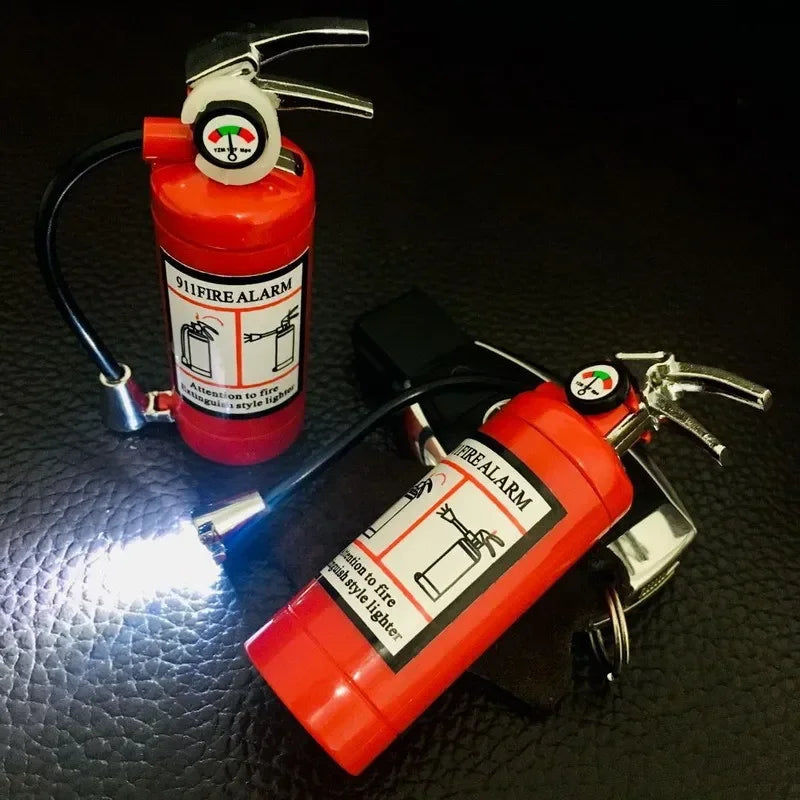 New Torch Lighter Metal Flash Light Free Fire Butane Gas Pipe Lighter Unusual Inflated Cigar Cigarette Lighter