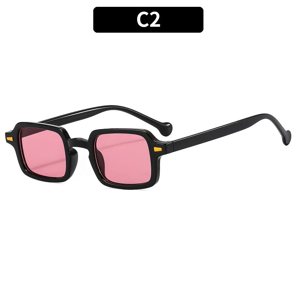 Luxurious Rectangle Sunglasses Women Oval Vintage Brand Designer Square Sun Glasses Men Shades Female Eyewear sunglasses