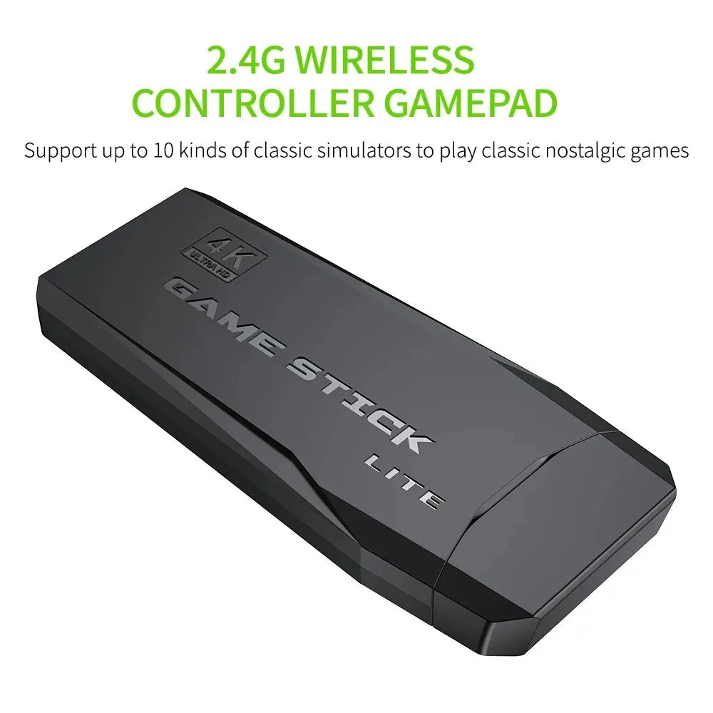 Consola M8 4K | 20,000 Juegos Retro | 2 Controles Inalámbricos 2.4G | Regalo Navidad Niños - Firu Total Sales