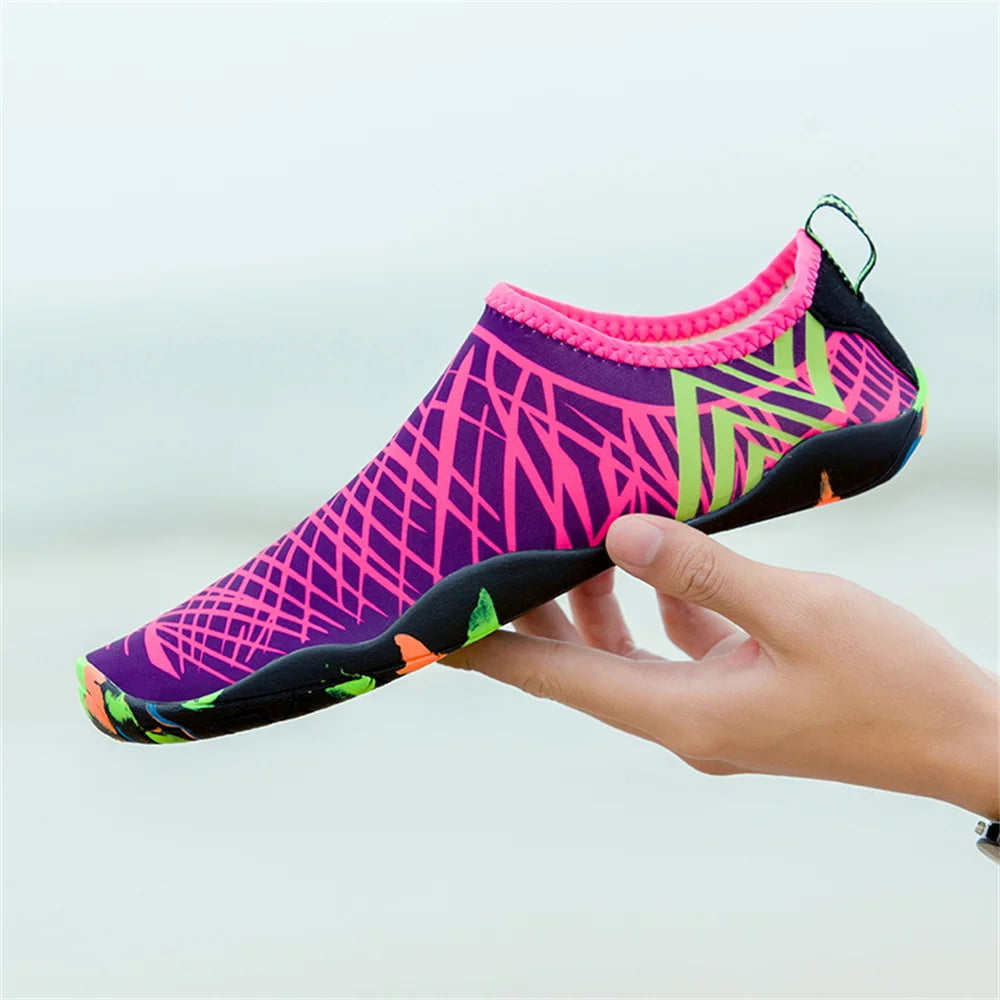 Quick-Drying Summer Water Shoes Unisex Seaside Beach Sock Barefoot Sneakers Men Swimming Upstream Sports Diving Aqua Shoes Women