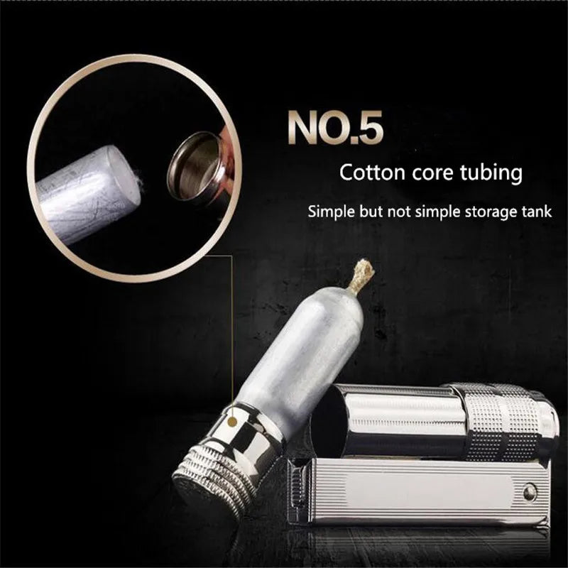 Original IMCO Lighter Old Oil Flint Lighter Windproof Stainless Steel Cigarette Petrol Oil Lighter Inflated Gadgets Man