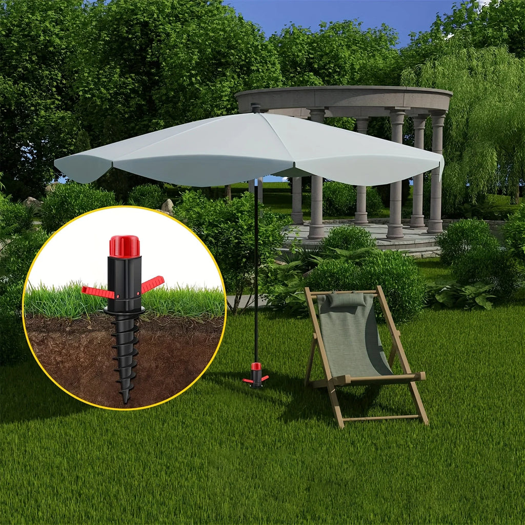 1pc Beach Umbrella Wind Anchor Holder | 360° Anti-Rotation Design | Suitable for 90% of Umbrellas | Universal for Beach Camping
