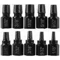 10Pcs Screw Extractor Kit Alloy Steel Damaged Screw Remover  Metal Drill Bits Broken Bolt Stud Remover Hand Tools Set