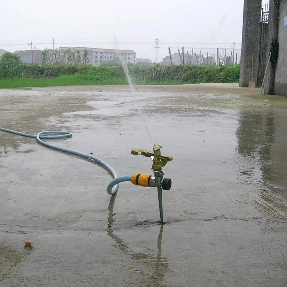 Outdoor Misting Cooling System Adjustable Rotating Watering Sprayer Garden Metal Irrigation Sprinkler Watering Irrigation Tool