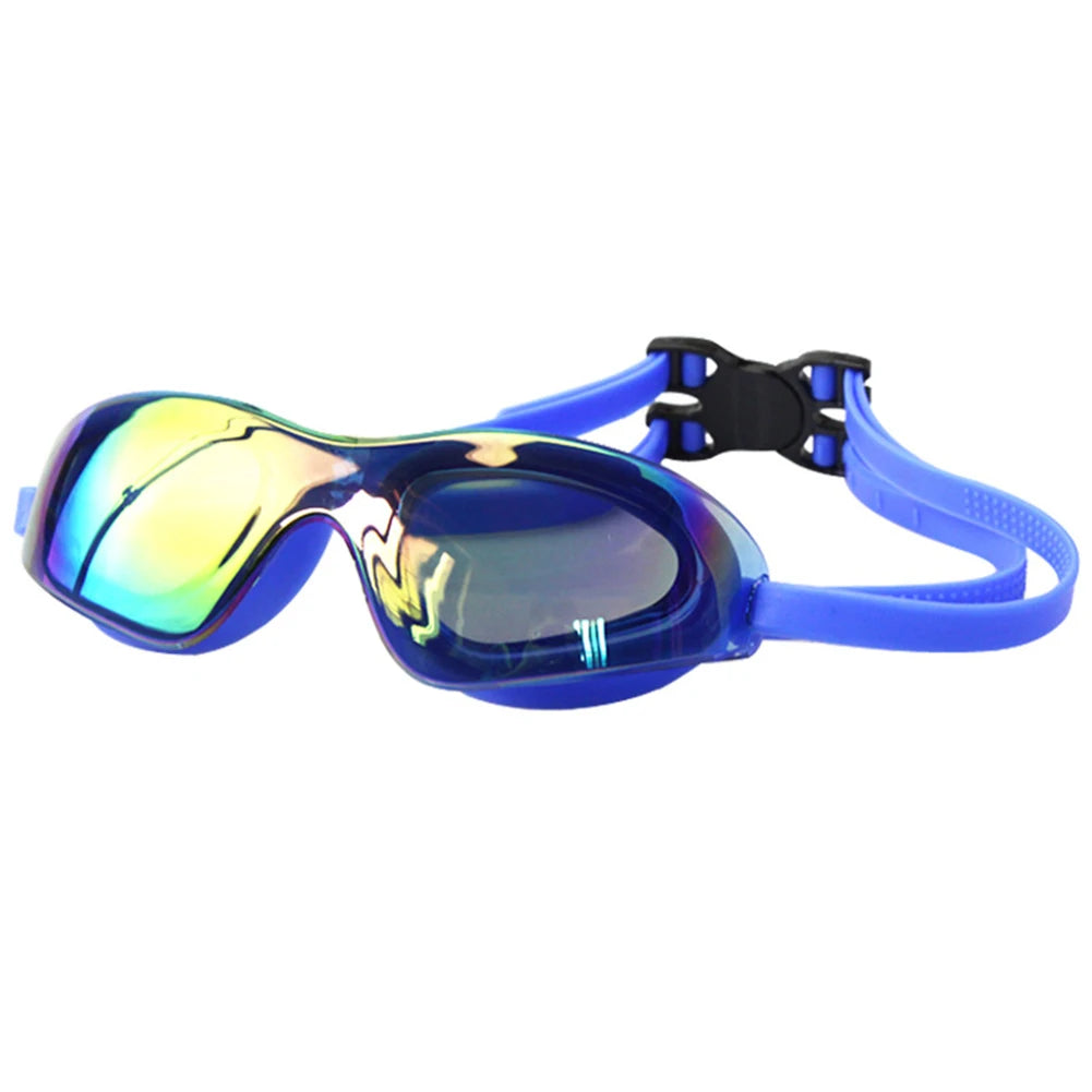 Swimming Goggles Adjustable Electroplate Diving Glasses No Leaking Swim Sports Eyewear for Women Men Youth Kids