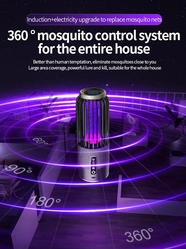 Lámpara Solar Mata Mosquitos Exterior | Recargable | Repelente Hogar | Certificada CE ☀️ - Firu Total Sales