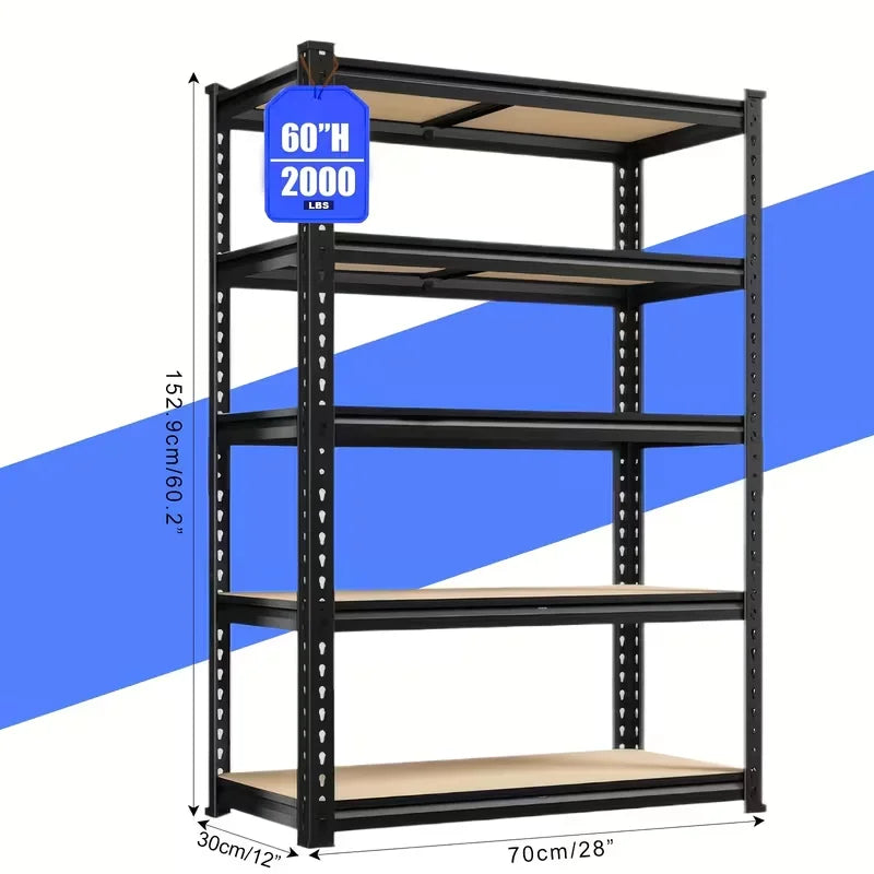 Estantes de Almacenamiento para Garaje 5 Niveles | 2000 LBS | Ajustables 📦 - Firu Total Sales