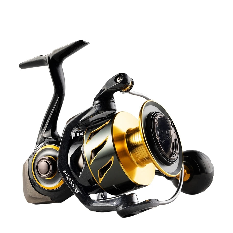 ROOBLINOS SW Spinning Reel Ultralight  Saltwater Surf Reel  5.0:1 9+1 BB Max Drag 12kg Fishing Reels Wheel - Firu Total Sales