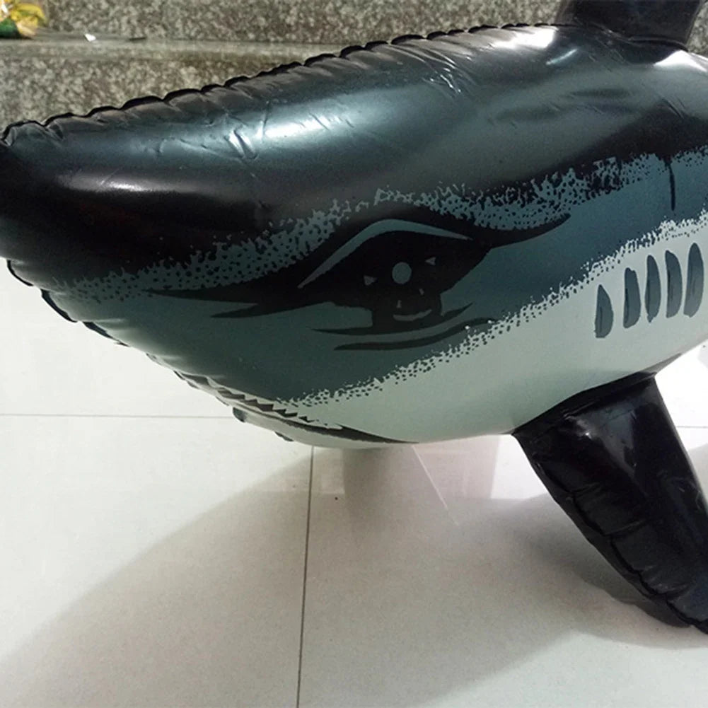 1PCS Floating Shark Float Toy Kids Adults Inflatable Water Swimming Pool Simulation Whale Fish Animals Toys Pool Accessories ﻿