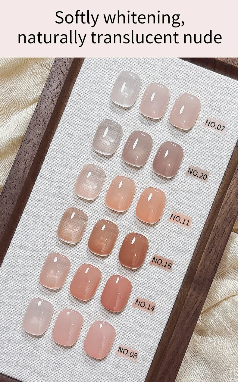 Esmalte Jelly Ice Nude Peelable UV/LED 15ml | Sin Formaldehído | Salón y DIY 💅 - Firu Total Sales