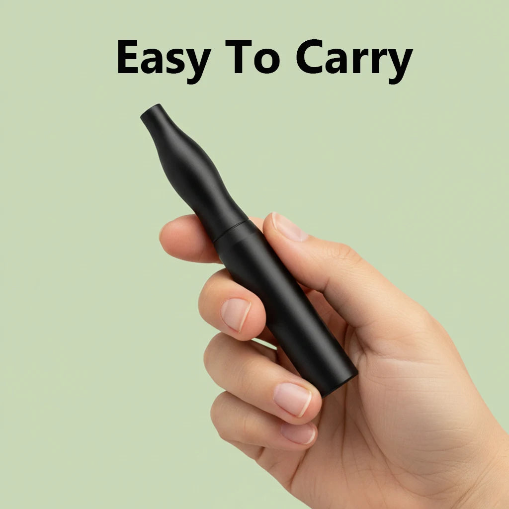 Stylish Stainless Steel Aromatic Stick Air Inhaler Natural Plant Infused Extracts Compact Easy To Carry Gift For Unisex Gifts