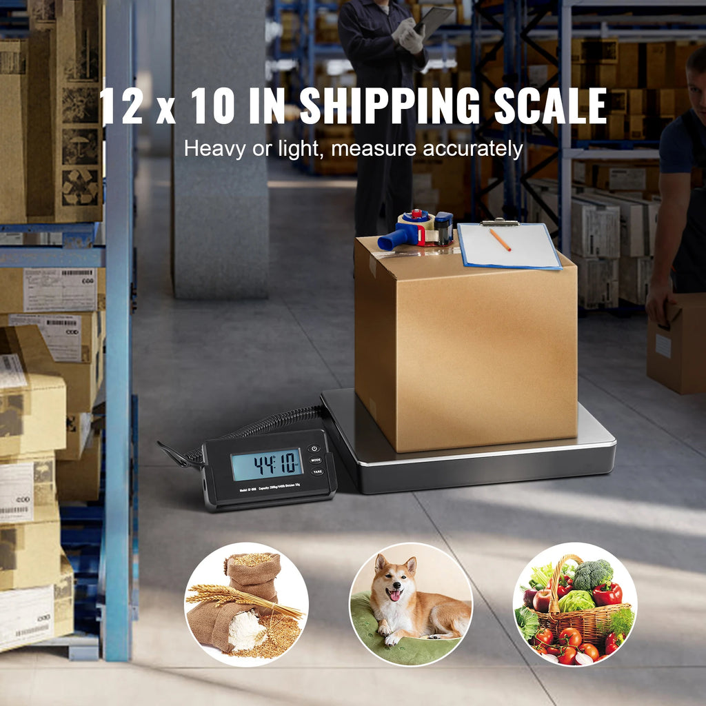 SucceBuy Digital Shipping Scale 440lbs | Timer + Tare | HD LCD | Home & Post Office