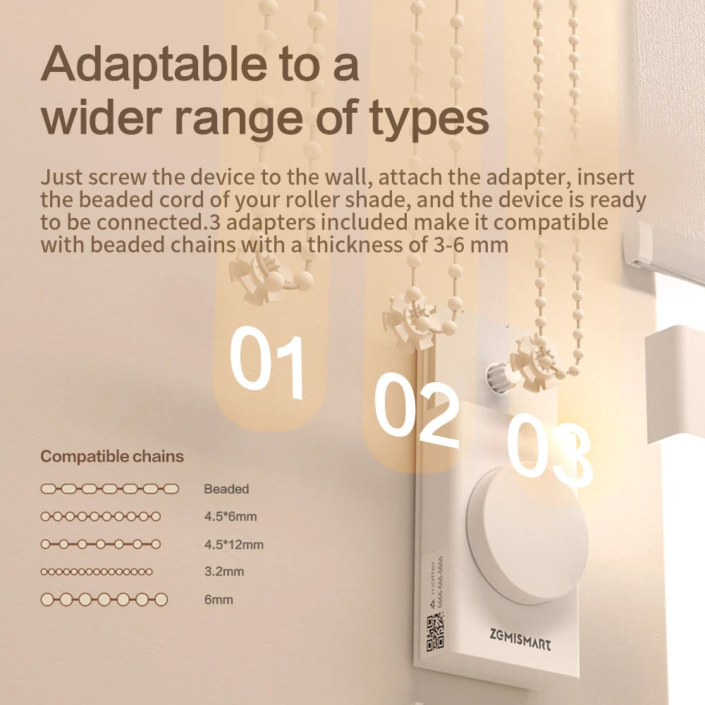 Zemismart Electric Honeycomb Shade Roller Blinds Driver Matter Thread Works with Alexa HomeKit Google Home Assistant SmartThings