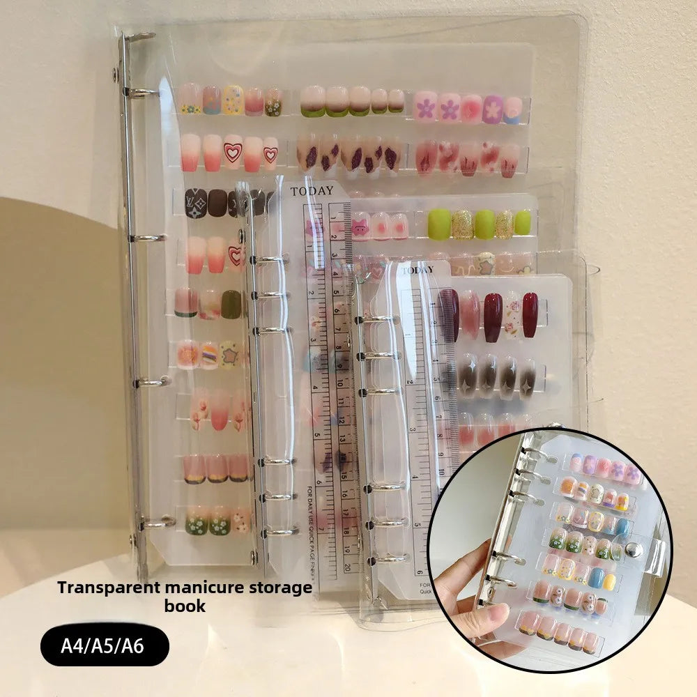 Álbum Organizador de Nail Art DIY | Exhibidor de Diseños | Herramienta de Almacenamiento 💅 - Firu Total Sales
