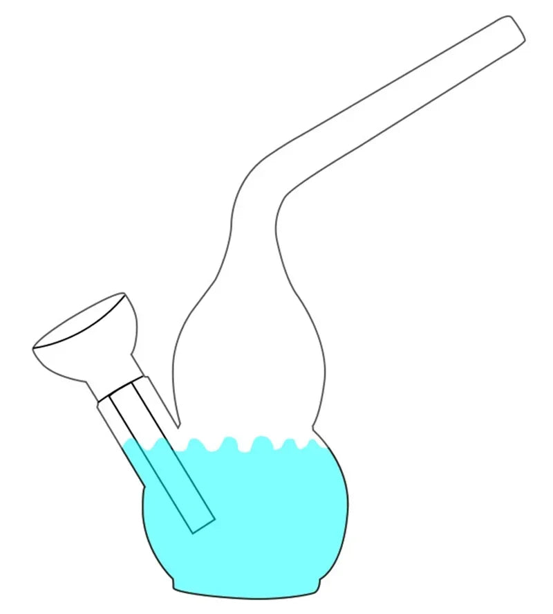 Portable Acrylic gourd water Smoking Pipe Microfilter Fashion Cigarette filter Reusable Washable Tobacco Pipe Smoke Accessories
