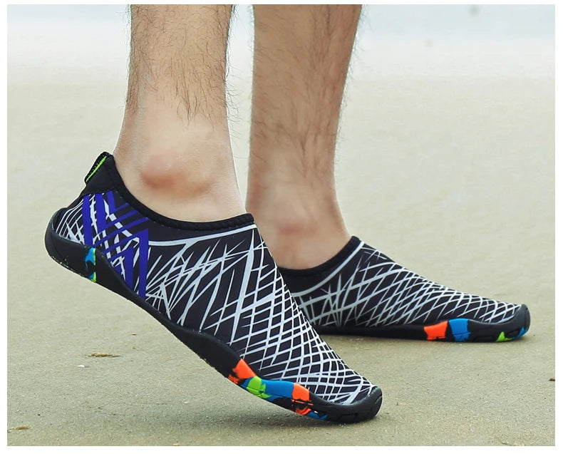 Quick-Drying Summer Water Shoes Unisex Seaside Beach Sock Barefoot Sneakers Men Swimming Upstream Sports Diving Aqua Shoes Women