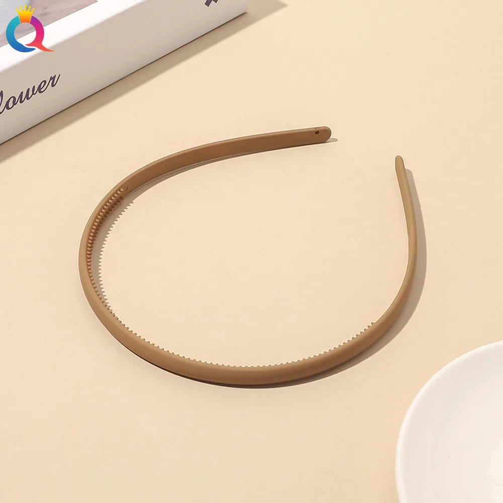 Plastic Frosted Non-slip Face Wash Hairbands Headband Women Girls Hair Head Hoop Bands Scrunchie Accessories Headdress Ornaments