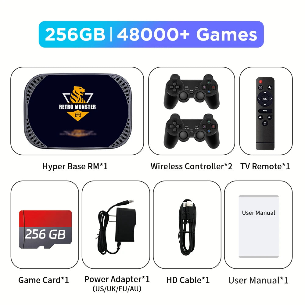 Consola Retro JMachen 4K S905X4 | 48,000 Juegos | Android 11 | PSP/PS1/SNES/Sega | TV Box - Firu Total Sales