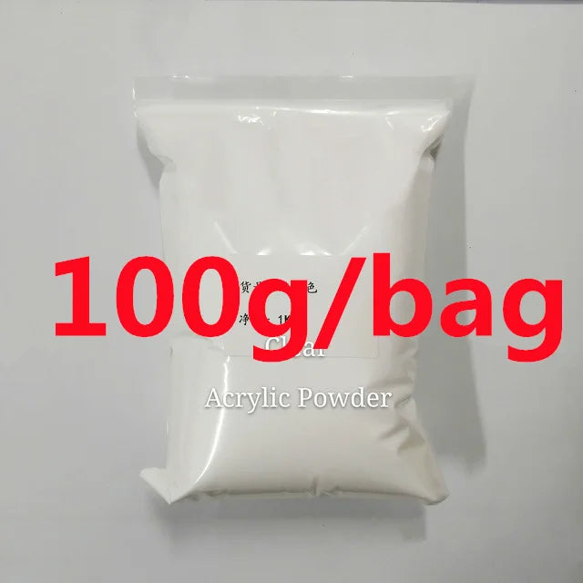 Net100g Nude *Pink Acrylic Powder* 3IN1 Extension/Dipping/Engraving Polymer Builder Powder Fine Profession Nude Crystal Powder