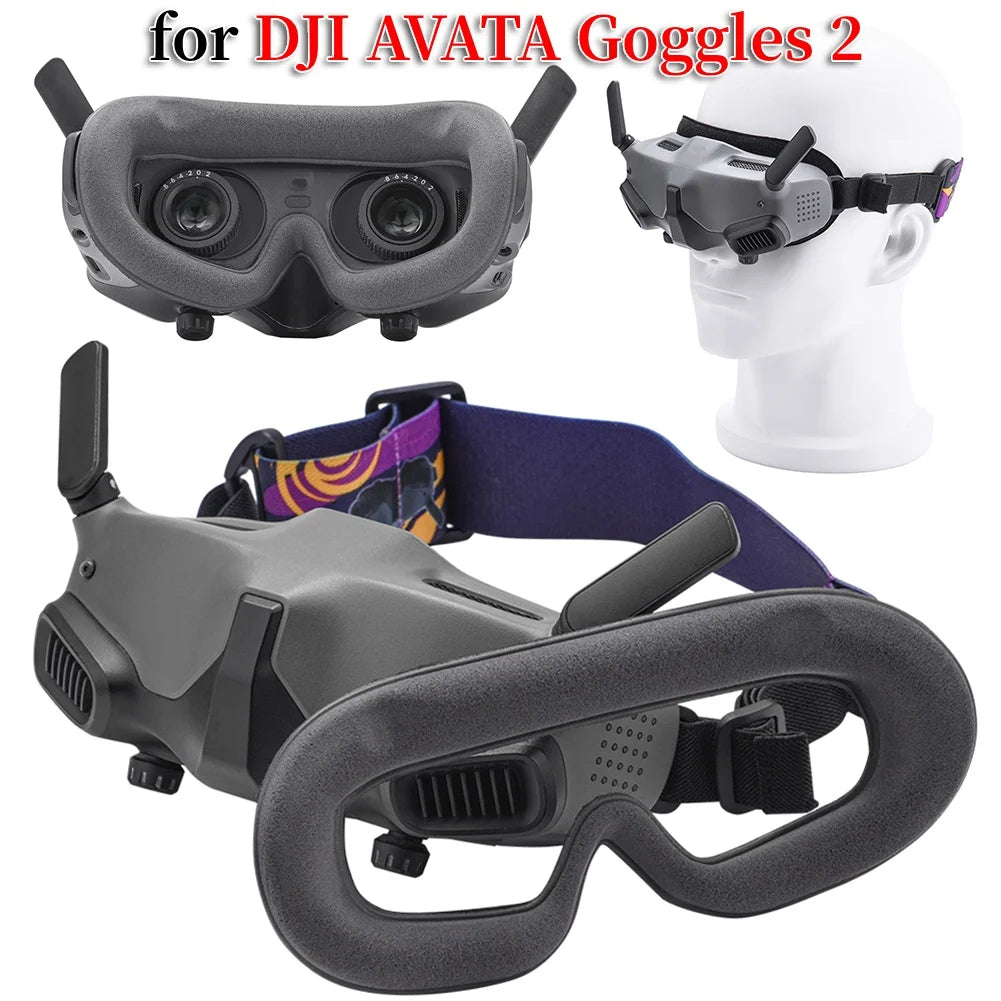 Eye Pad For Dji Avata Goggles 2 Flight Glasses Soft Sponge Eye Face Cushion Replacement Cover For Avata Accessories Y0e7 - Firu Total Sales