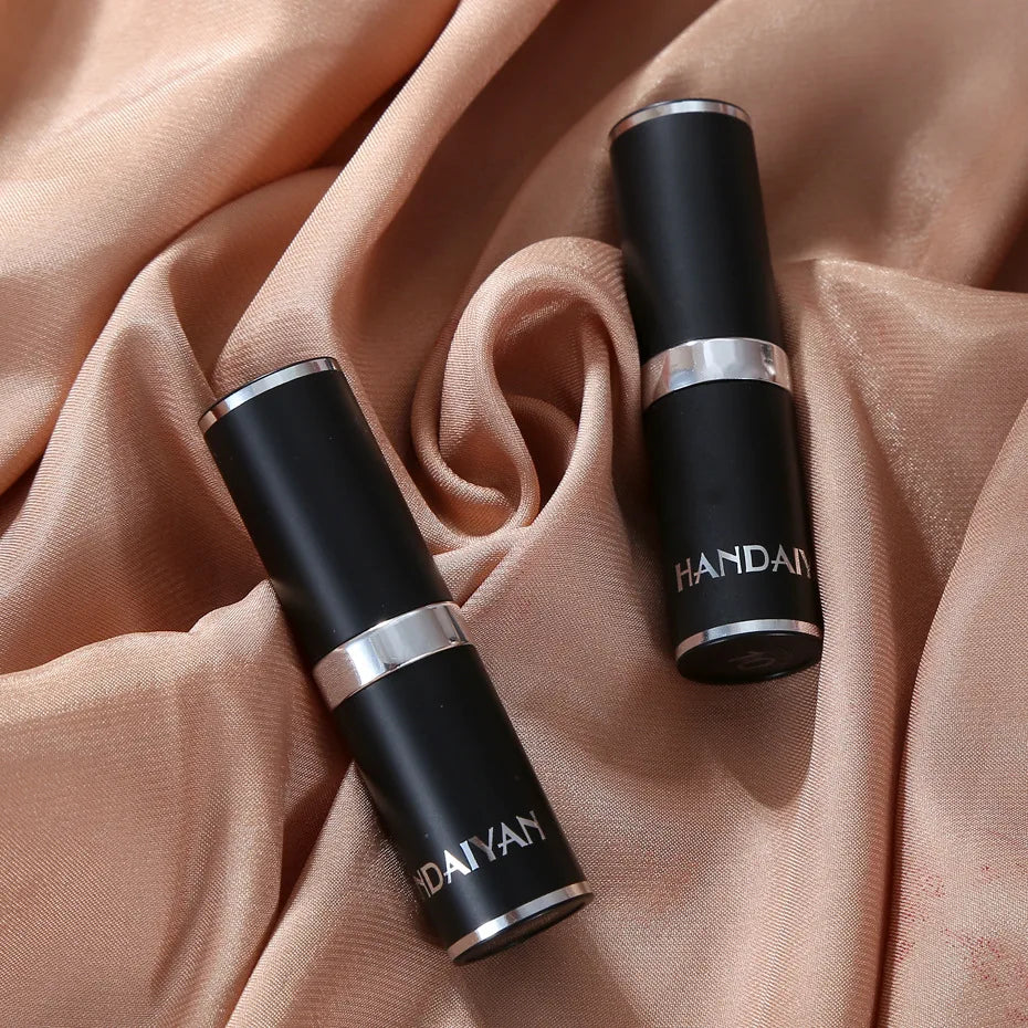 Matte Pink Velvet Lipstick Sexy Nude Red Brown Purple Lipgloss Gloss Velvety Lipstick Waterproof Makeup Long Lasting Lipstick