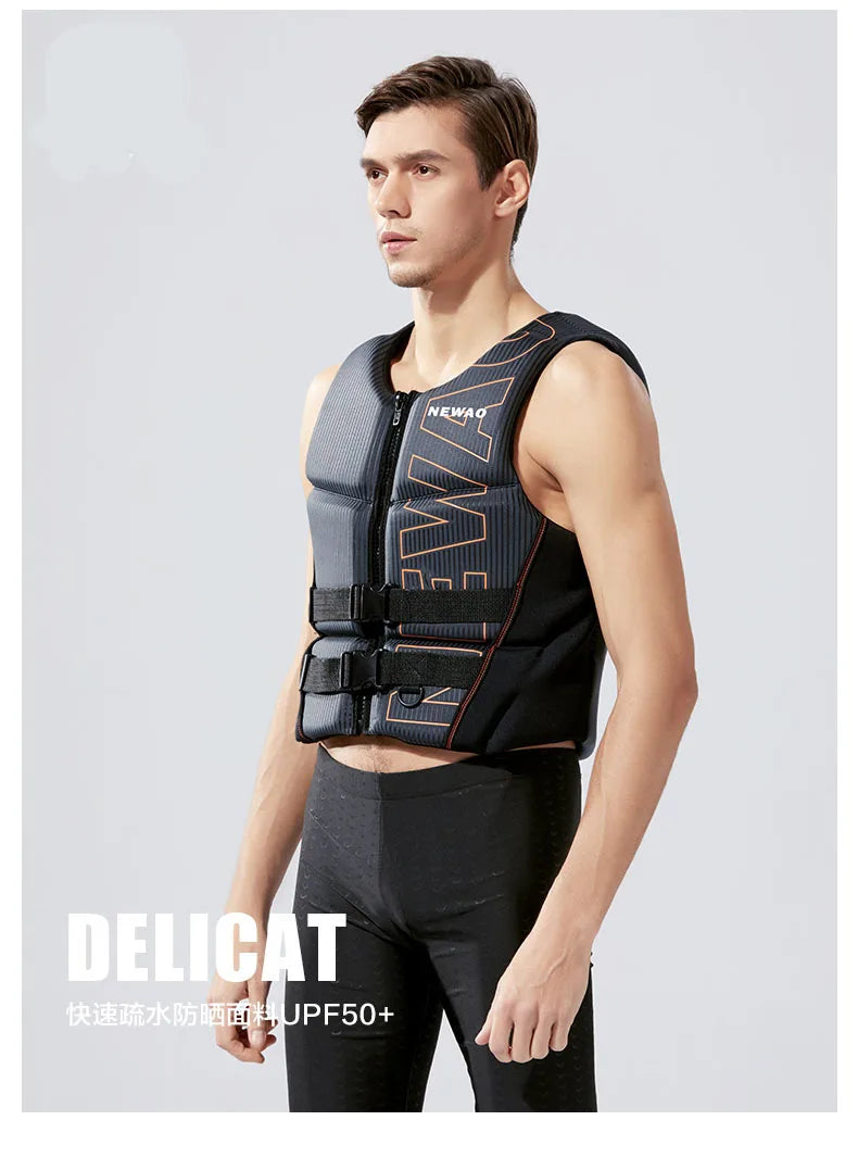 Life Vest for Adults Kayak KiteSurf Jet Ski Life Jacket Motorboats Raft Rescue Swim Drifting Boat Wakeboard Fishing Life Jackets