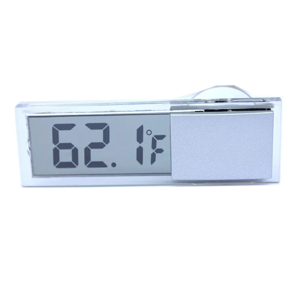 LCD Thermometer Osculum Type Car Thermometer Celsius Fahrenheit Vehicle-mounted Convenient for House Factories Auto