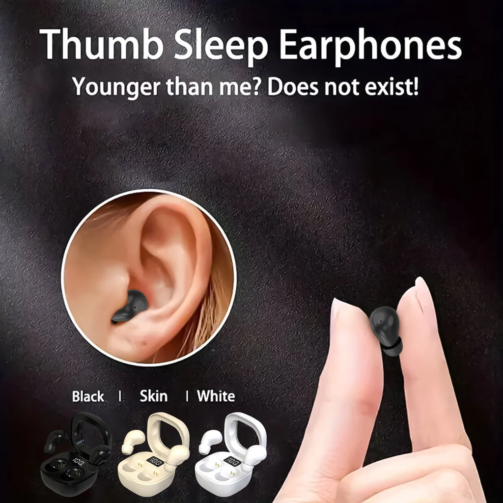 Auriculares Mini Invisibles SHUKE SK19 | Bluetooth 5.3 | Ultra Pequeños | Para Dormir | Discretos - Firu Total Sales