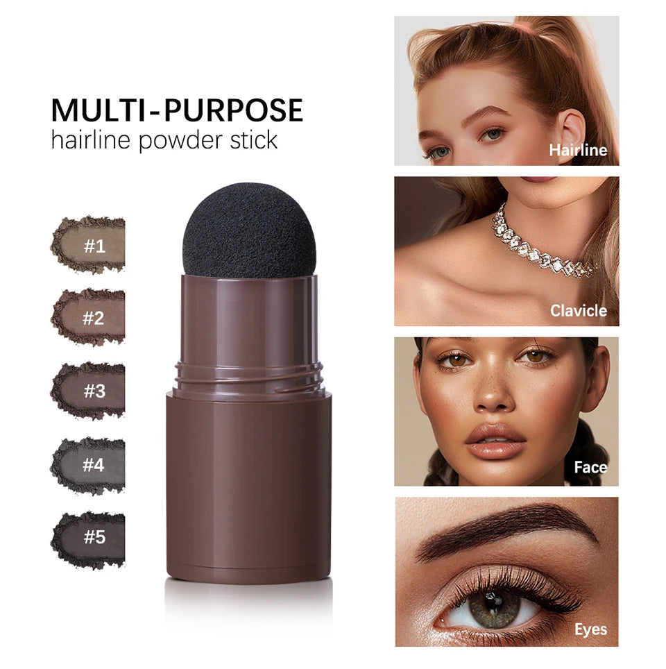 Hairline Powder Long Lasting Shadow Filling Forehead Hair Gaps Waterproof Sweat-proof Fine Powder Natural Color Hairline Makeup
