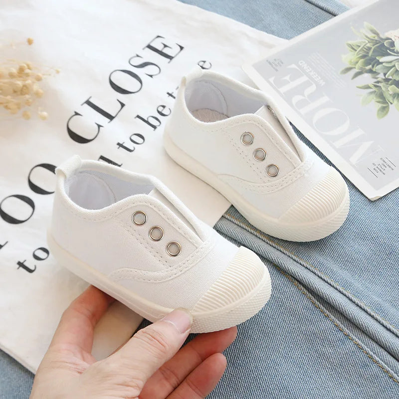 Zapatos de Lona Bajos para Niños y Niñas | Transpirables | Moda Casual
