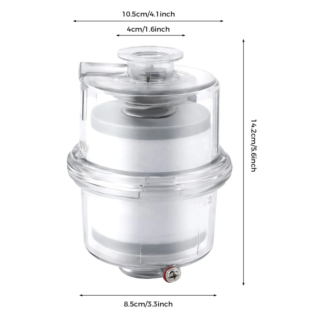 Vacuum Pump Exhaust Oil Mist Filter Oil Spray Arrester/ Fume Separator Exhaust Filter Kf25 Interface