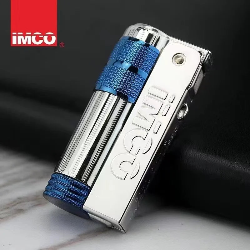Original IMCO Lighter Old Oil Flint Lighter Windproof Stainless Steel Cigarette Petrol Oil Lighter Inflated Gadgets Man