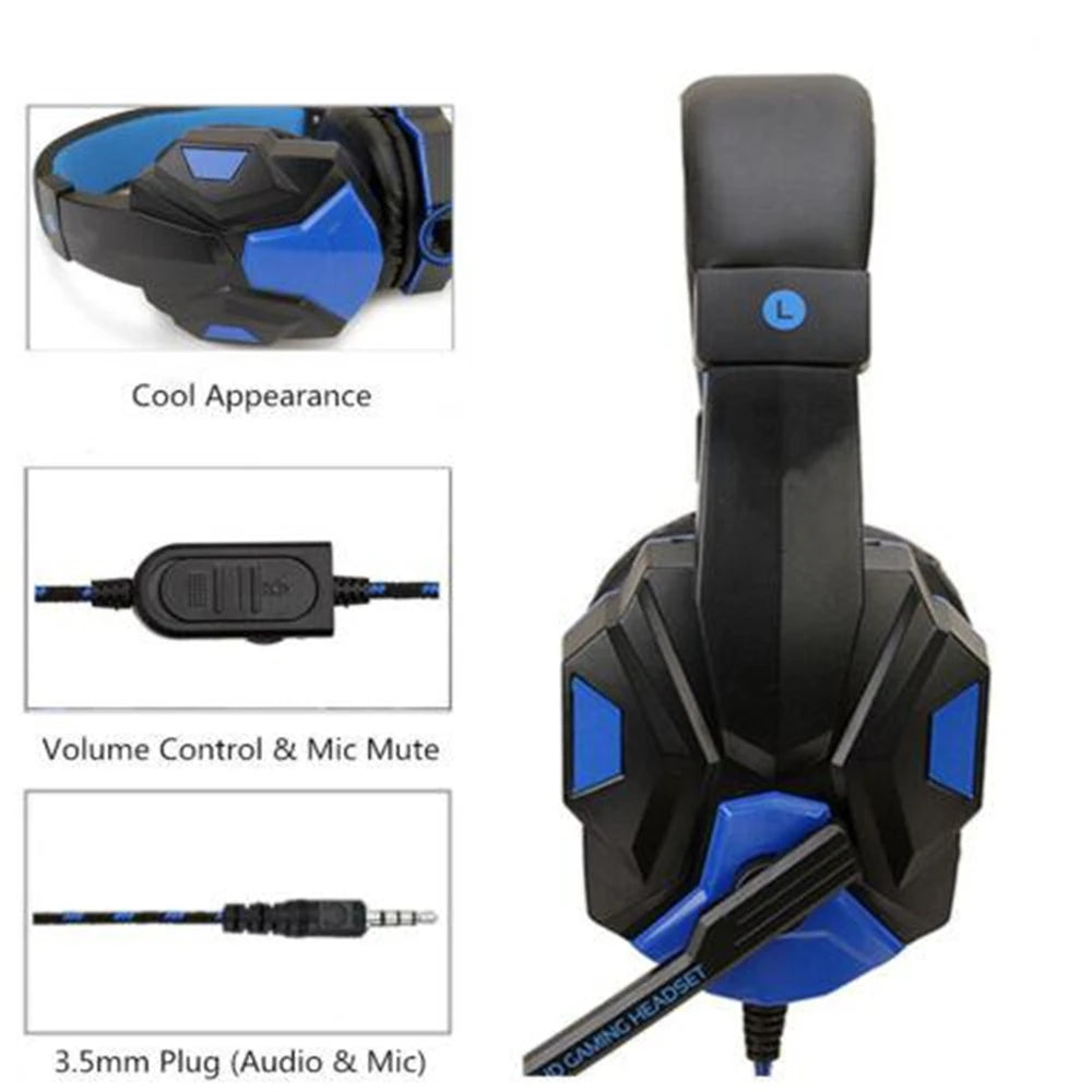 Auriculares Gaming con Cable Virwir | Mic 120° Cancelación de Ruido | PS4/PS5/Xbox/PC/Laptop - Firu Total Sales