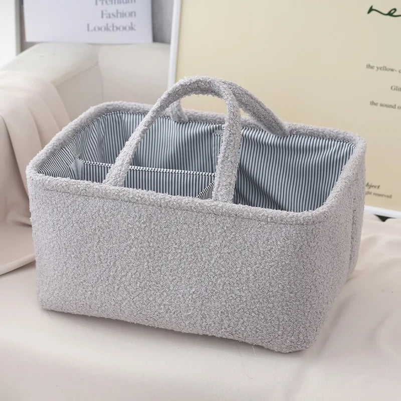 Customized Name Portable Mommy Bag Diaper Bag Feeding Bottle Storage Handbag Multifunctional Baby Products Organizer Basket