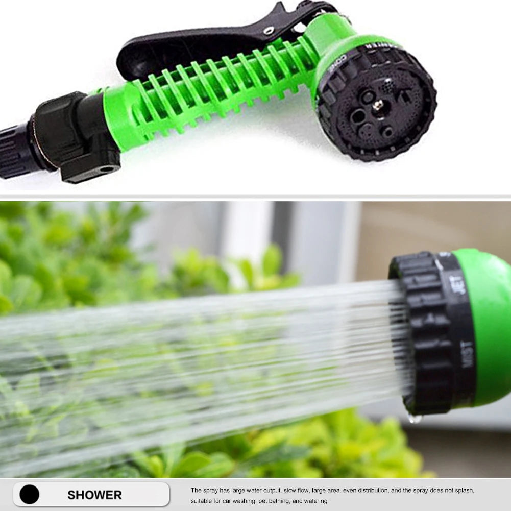 Garden Sprinkler Hose Nozzle 7 Adjustable Modes Irrigation Nozzle Multifunctional Water Spray Gun for Garden Lawn Watering