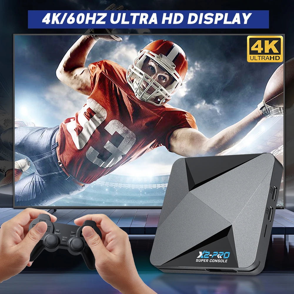 KINHANK Super Console X2 Pro | 80,000 Juegos | PS1/DC/MAME/SS | Gamepad | Regalo Niños - Firu Total Sales