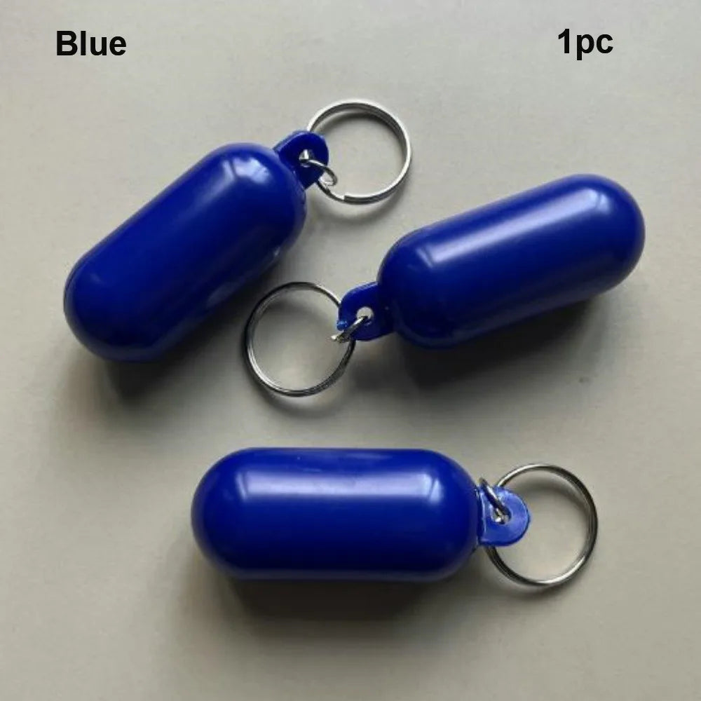 New Plastic Boat Kayak Floating Keyring 7 Colors Replacement Marine Sailing Boat Float Keychain Boat Accessory Floating Keychain