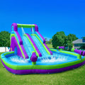 Tobogán Inflable Comercial con Piscina | Grado Comercial | Niños y Adultos 🌊 - Firu Total Sales