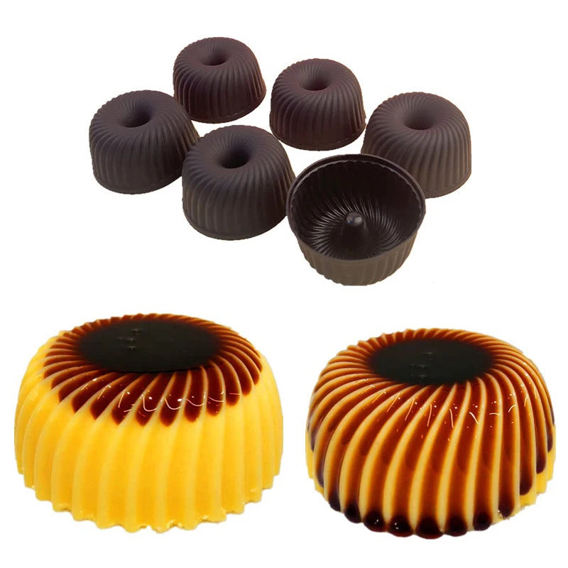 Molde de Silicona para Pudding, Caramelo, Muffin y Donut | Repostería DIY 🍩